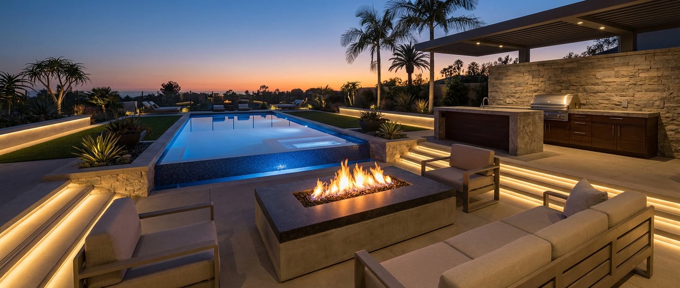 Outdoor remodeling in Del Mar — San Diego Landscape Remodeling